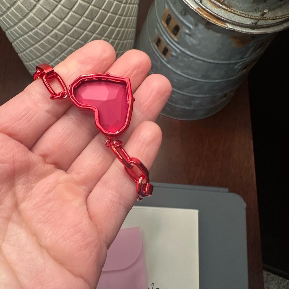 Alexa Rae Pink Heart Pendant Necklace - Picture 3 of 3